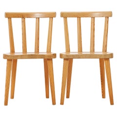 Utö Chairs Designed by Axel Einar Hjorth for Nordiska Kompaniet circa 1930