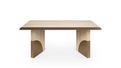 Utopia Desk, Cream Oak and Bronzed Brass, InsidherLand by Joana Santos Barbosa