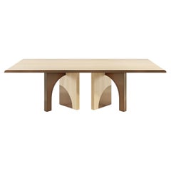 Utopia Dining Table, Sycamore and Brass, InsidherLand by Joana Santos Barbosa