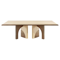 Utopia Dining Table, Sycamore and Brass, InsidherLand by Joana Santos Barbosa