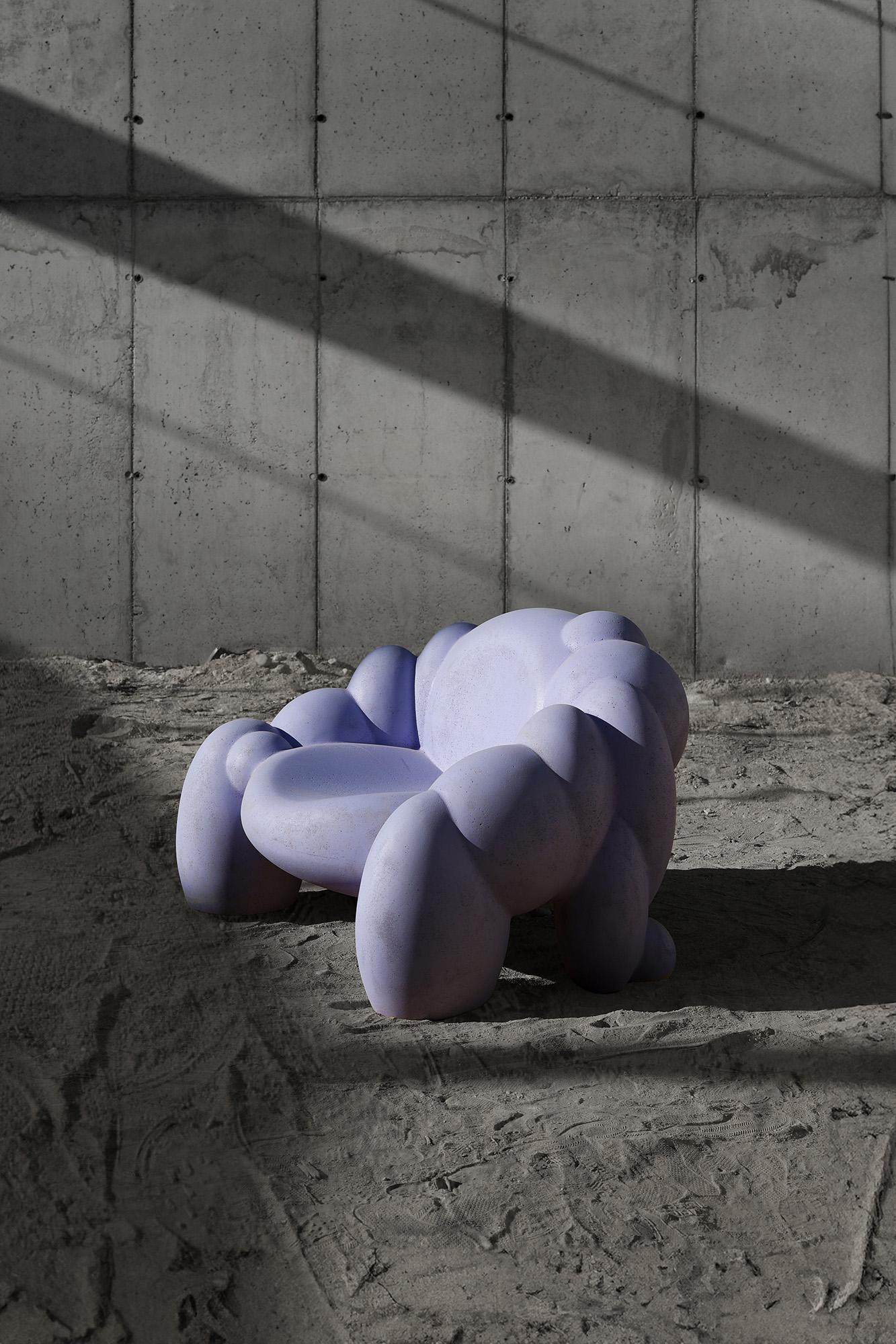 Bouchon Fauteuil d'extérieur Utopia de Lara Bohinc, lavande,  Liège, Jardin en vente