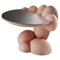 Utopia Short Rosa Portugalo Side Table by Bohinc Studio