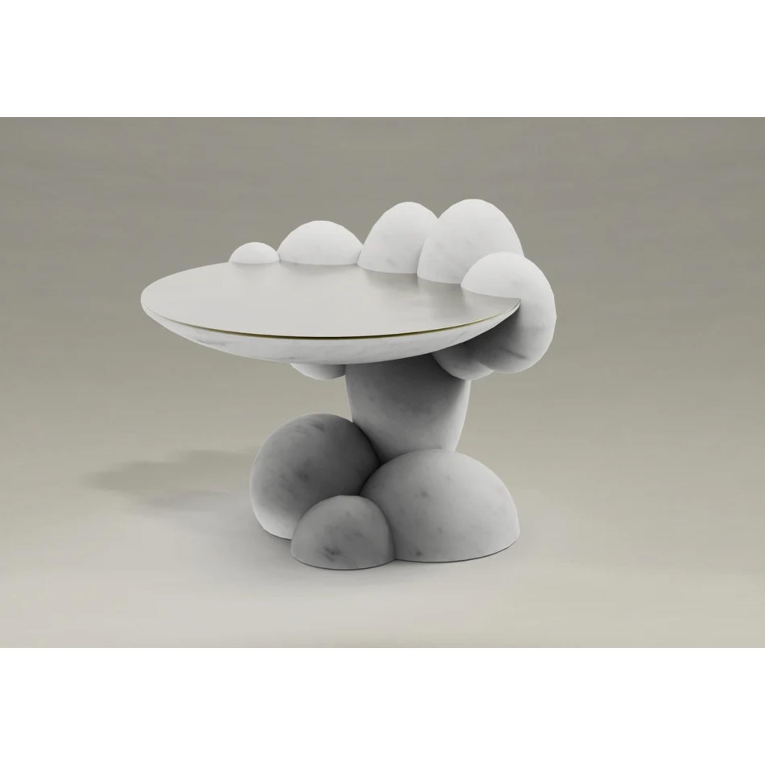 Contemporary Utopia Short Verde Alpi Side Table by Bohinc Studio