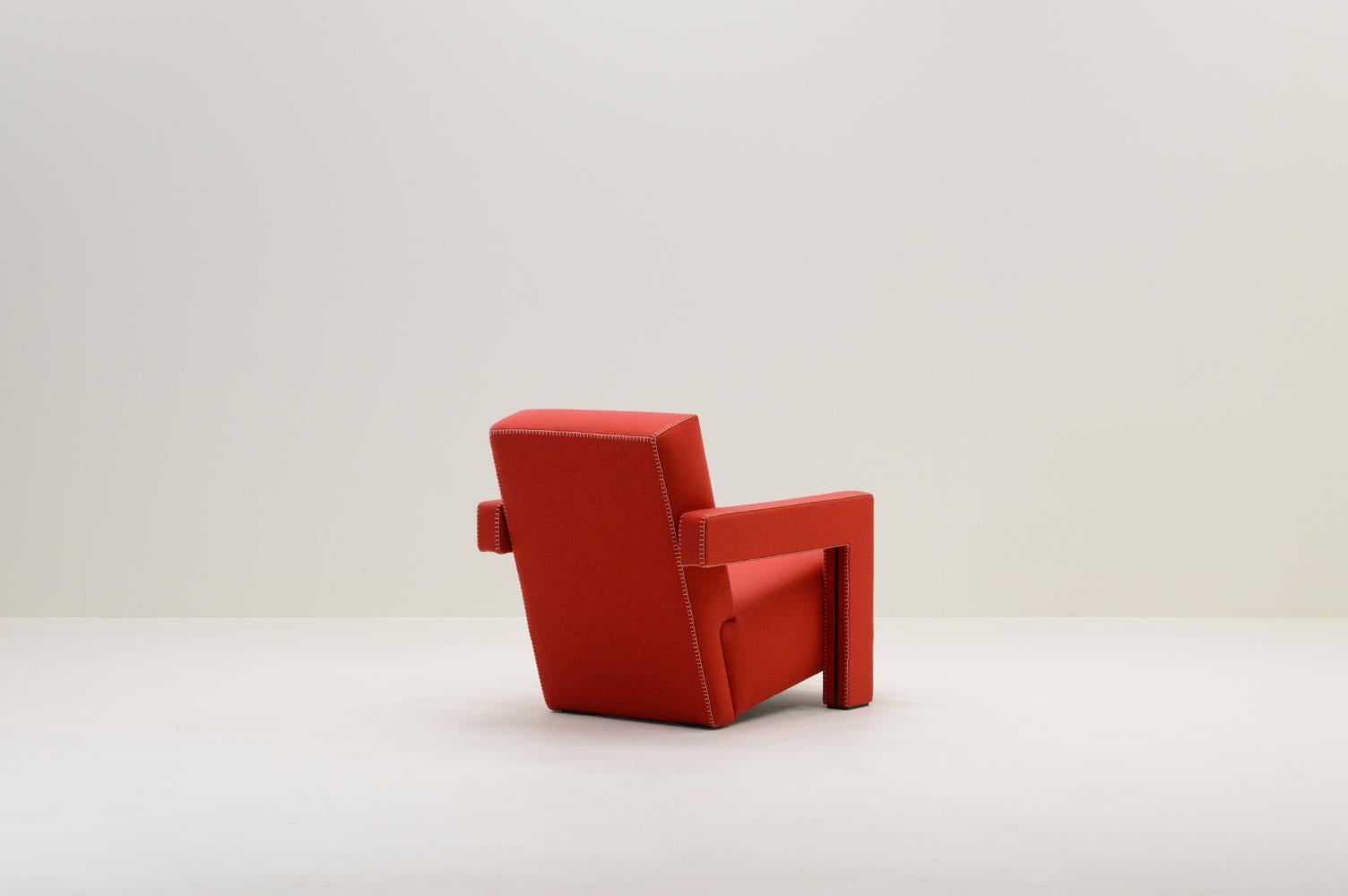 Italian “Utrecht” chair by Gerrit Rietveld for Cassina, 1990s Italy. For Sale