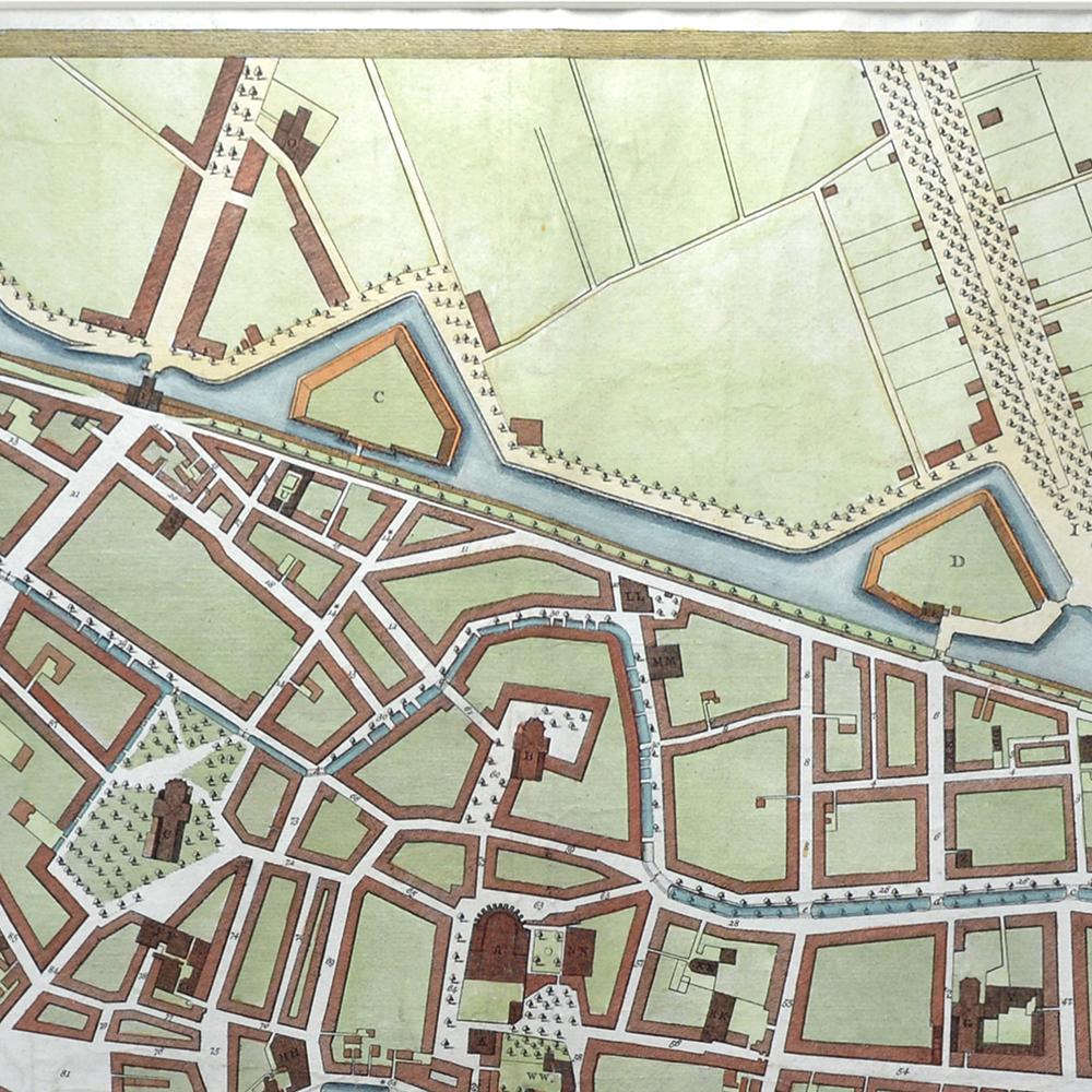 Néerlandais Plan de la ville d'Utrecht en vente