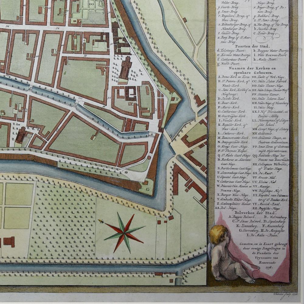 Plan de la ville d'Utrecht en vente 1
