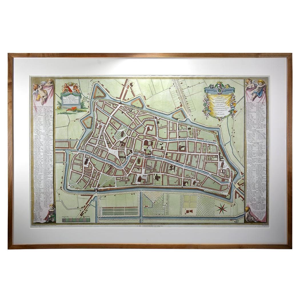 Plan de la ville d'Utrecht en vente