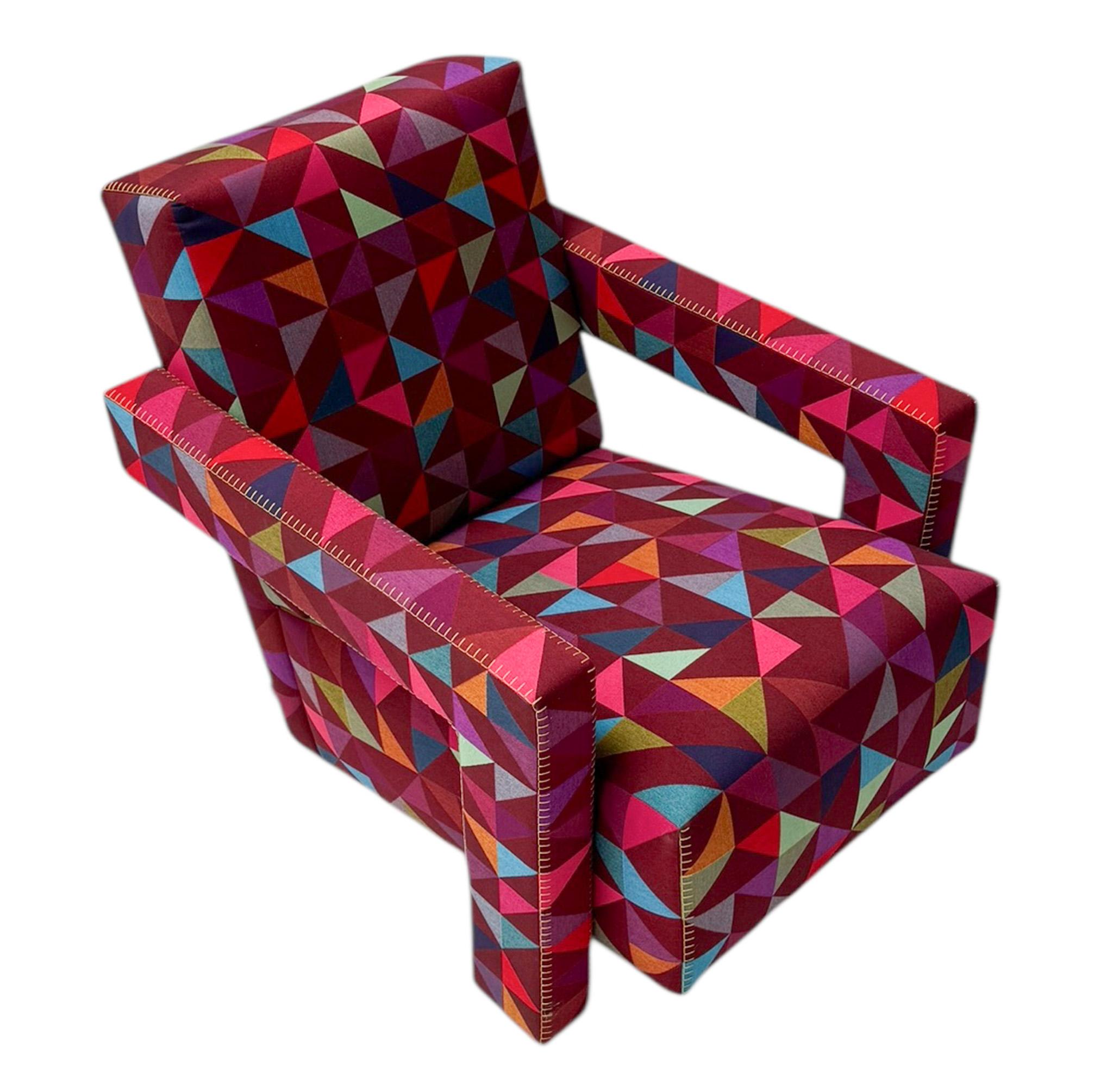 Utrecht Lounge Chair di Gerrit Rietveld Edizione Limitata Cassina in vendita 1