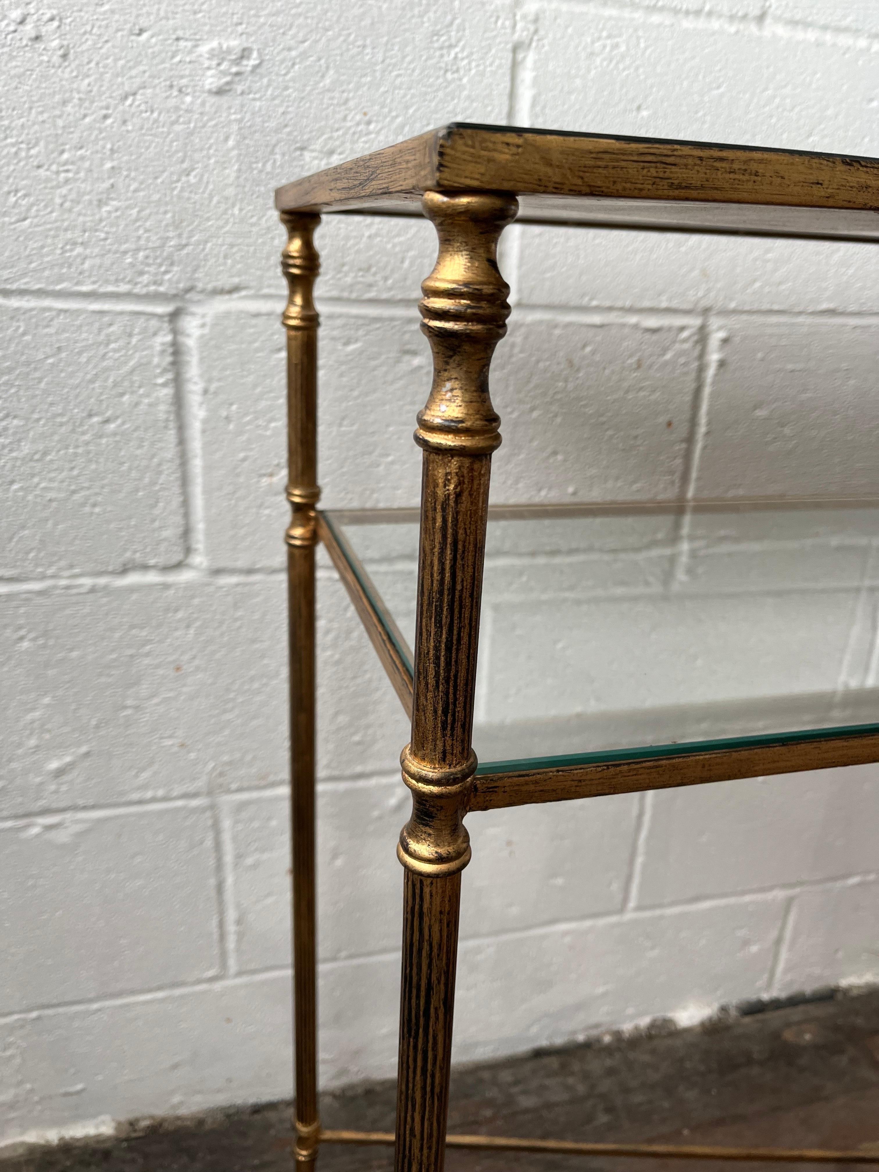 20th Century Uttermost Henzler Tiered Console Table For Sale