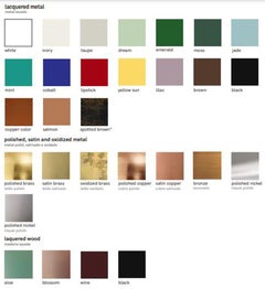 Utu Lamps Material Samples