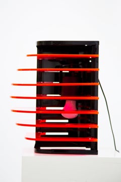 UV Plexiglas Table Lamp, 1980s