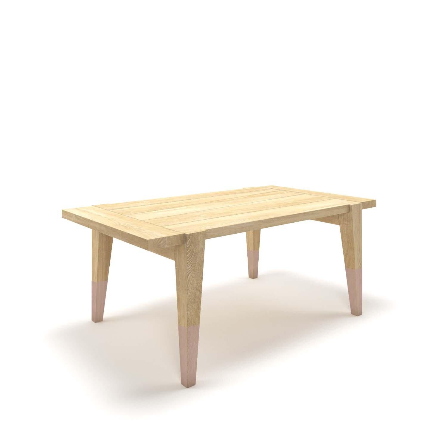 Transformez votre espace repas avec la table UVA ! Fabriquée en chêne massif, cette table étonnante fera sensation dans n'importe quelle pièce. Savourez vos repas au milieu d'une beauté intemporelle. Améliorez votre maison dès aujourd'hui avec UVA