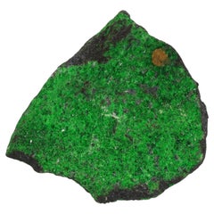 Uvarovite green garnet specimen