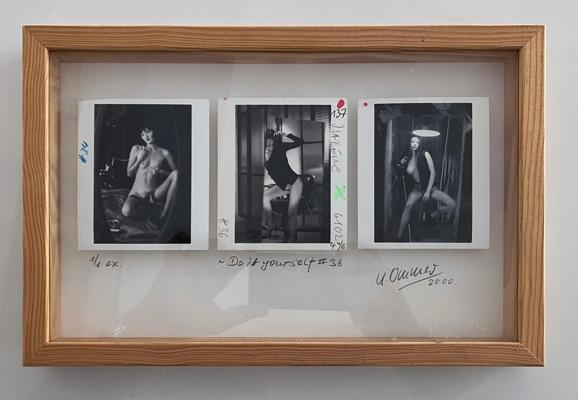 A set of 3 unique Black & white nudes. Polaroids from the Do it Yourself Series For Sale 2