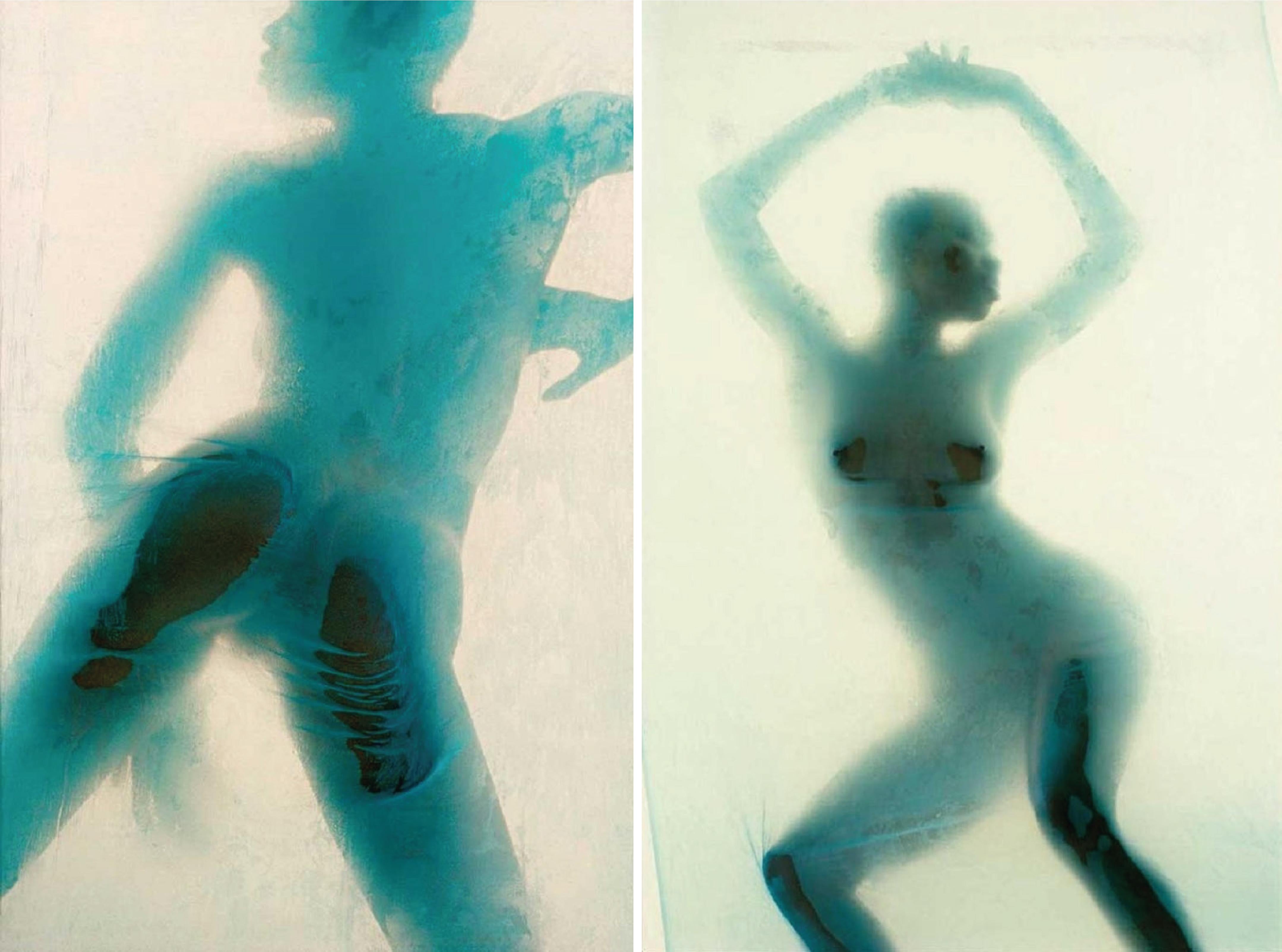 Diptych III, From the series Les Voiles. LImited Edition Color Photograph