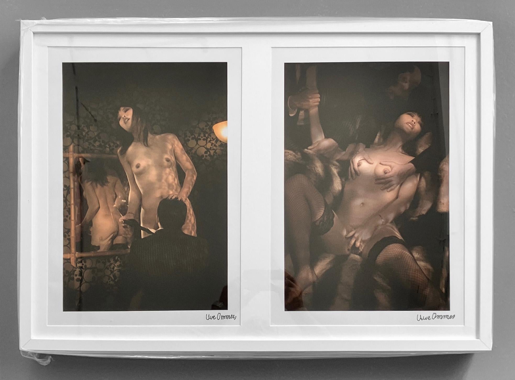 Conjunto de 2 Fotografías Aventure d'une libertine. De la serie El álbum secreto - Photograph de Uwe Ommer