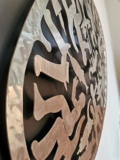 Limited Edition Wall Mounted Stainless Steel Sculpture "Erik's Last Supper"