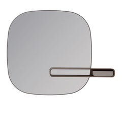 Uyuni Fumé Gray With Titanium Finish frame Wall Mirror With LED