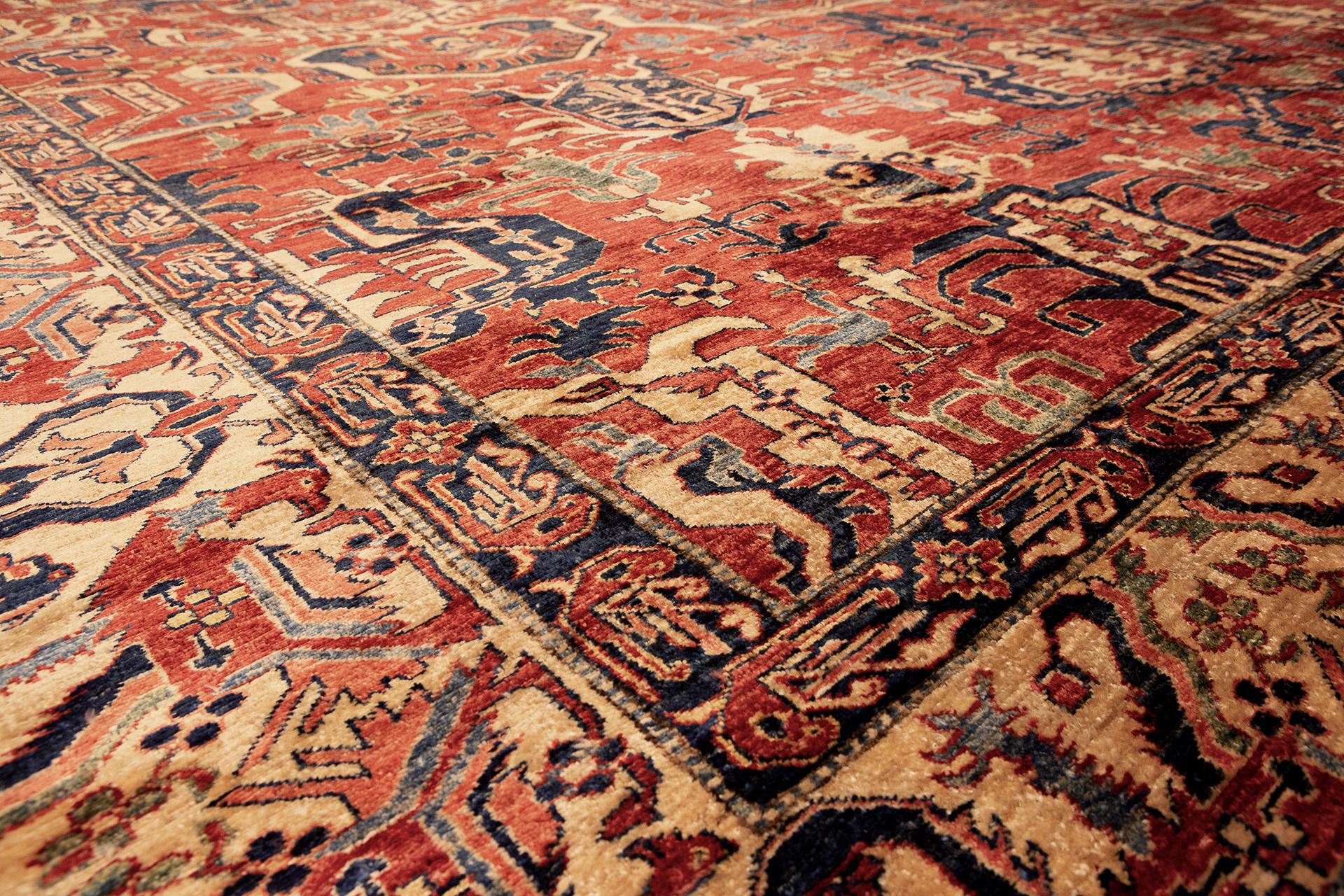 XXI secolo e contemporaneo Tappeto Uzbeko Extra Fine Oversize in vendita