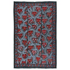 Uzbek Suzani Textile, Embroidered Cotton
Silk Wall Hanging, Bed Cover Uzbek Suzani Textile, Embroidered Cotton
Silk Wall Hanging, Bed Cover