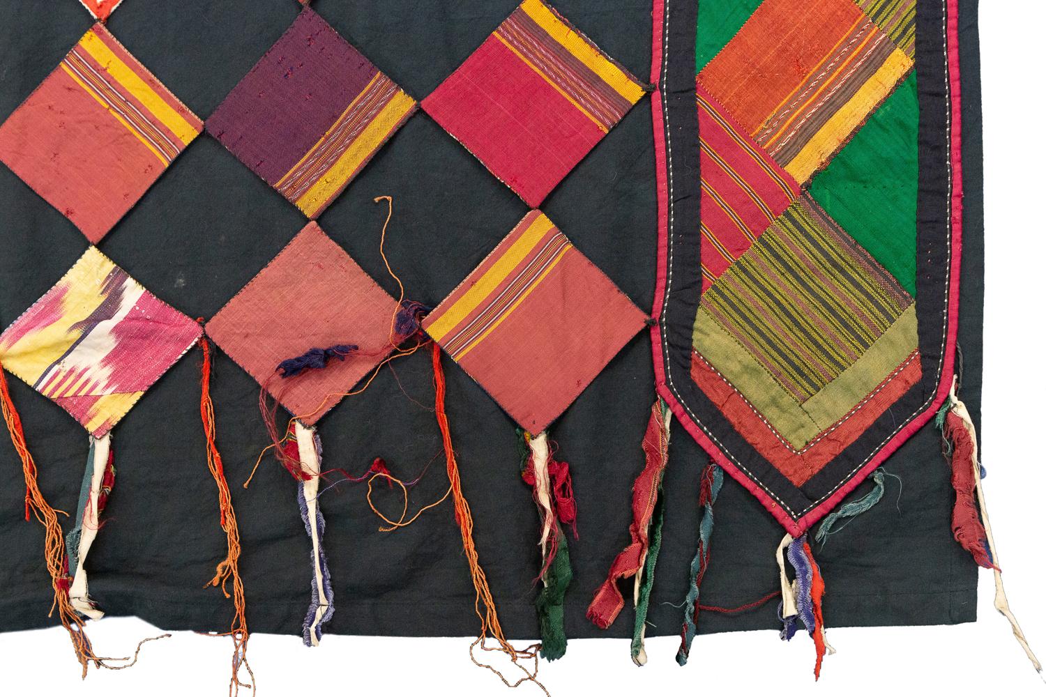 Uzbekische Textil-Traping-Pferd aus Wolle und Seide, spätes 19. Jahrhundert (Sonstiges) im Angebot