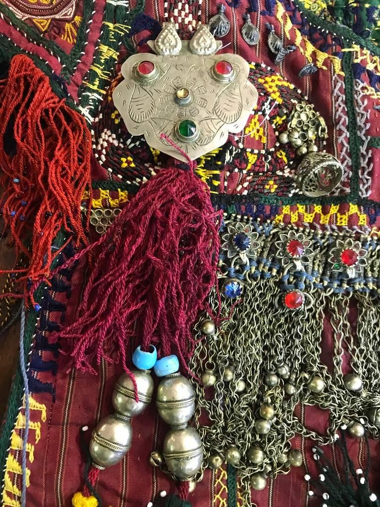 Uzbek/ Turkmen/ Karakalpak Nomadic Child's Ceremonial Garment In Excellent Condition In Studio City, CA