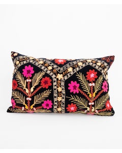Uzbek Velvet Suzani Pillowcase, early 20th Century. Uzbekistan