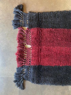 Uzbekistan Julkhyr Wool Rug, Hand-Knotted, Mid-20th Century