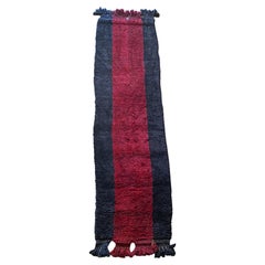 Uzbekistan Julkhyr Wool Rug, Hand-Knotted, Mid-20th Century