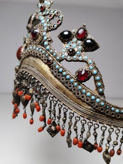 Uzbekistan, Tajikistan: a Rare, Old ‘Bridal Crown’ 20th Century