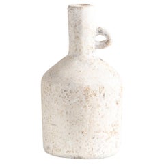Uzo Vase, Handmade Textured Terracotta in White