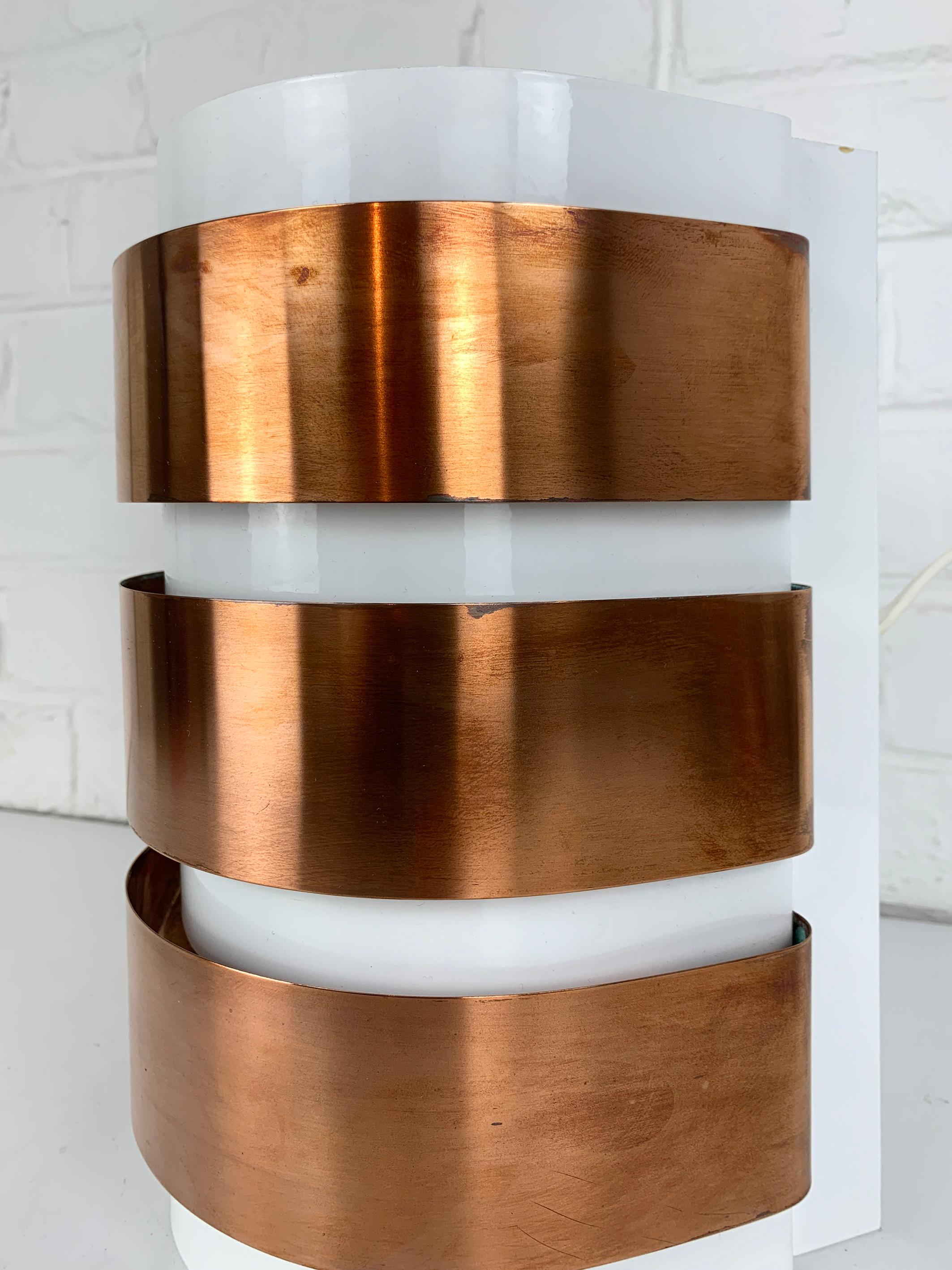 V-155 Sconce in rame di Hans-Agne Jakobsson per AB Markaryd, Svezia, anni '60 in vendita 4