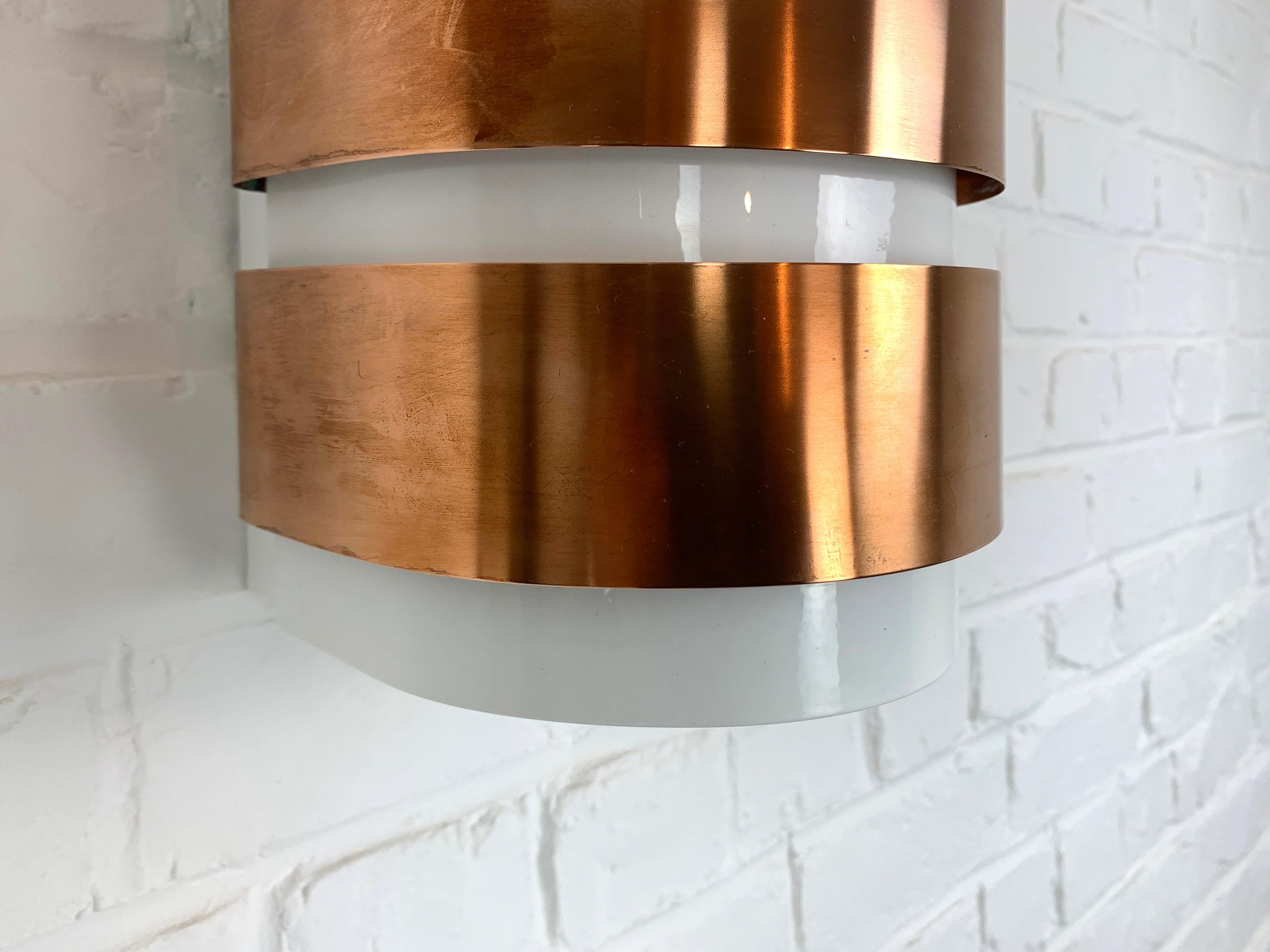 V-155 Sconce in rame di Hans-Agne Jakobsson per AB Markaryd, Svezia, anni '60 in vendita 7