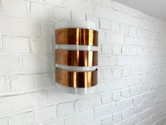 V-155 Sconce in Copper by Hans-Agne Jakobsson for AB Markaryd, Sweden, 1960s