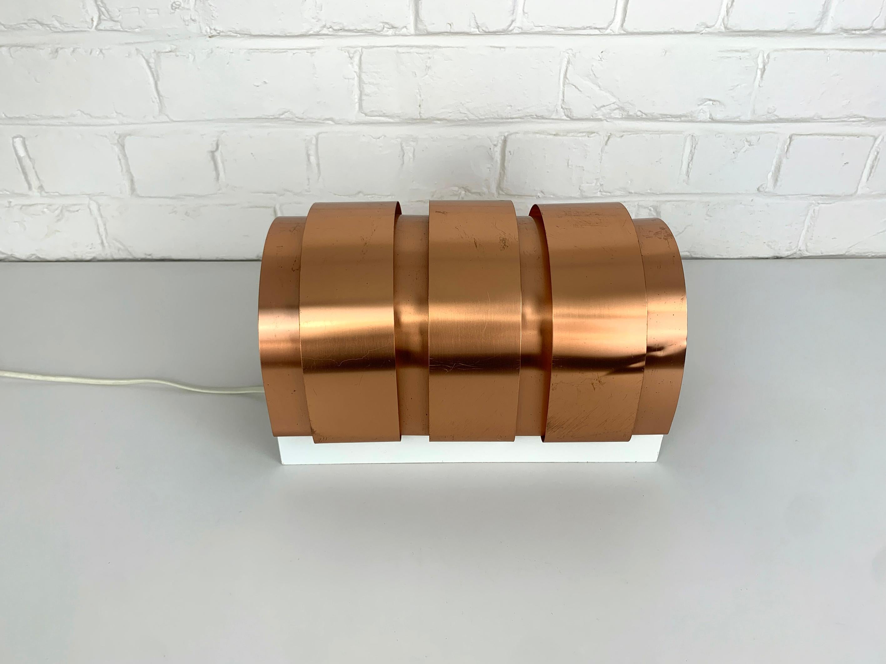 Metallo V-155 Sconce in rame di Hans-Agne Jakobsson per AB Markaryd, Svezia, anni '60 in vendita