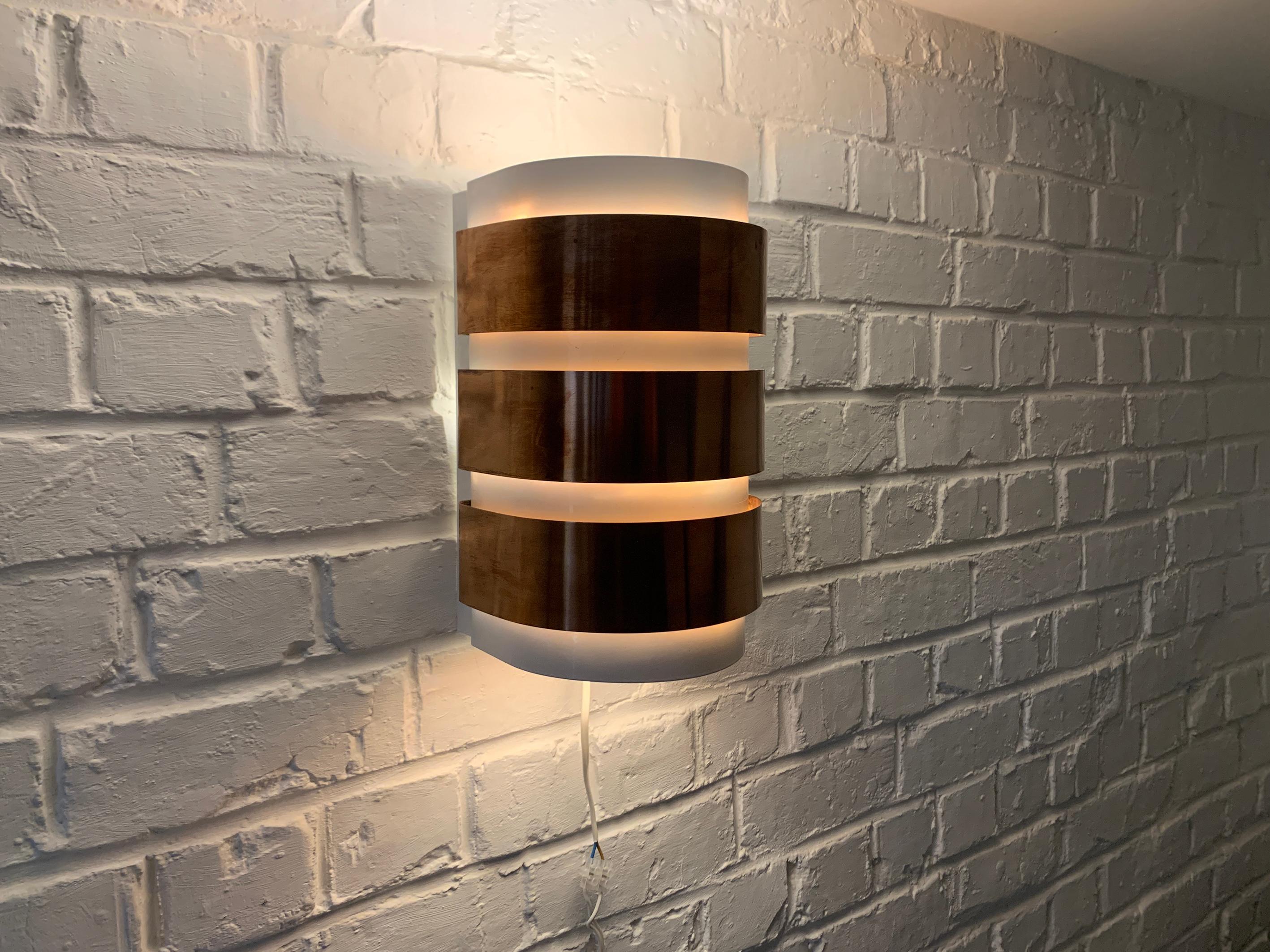 V-155 Sconce in rame di Hans-Agne Jakobsson per AB Markaryd, Svezia, anni '60 in vendita 2