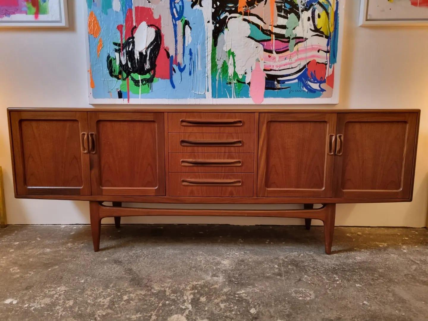 English V. B. Wilkins Sideboard for G-Plan England 1960s, Fresco Collection For Sale