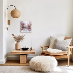 Arrival To Earth - Colorful Abstract Floral Painting