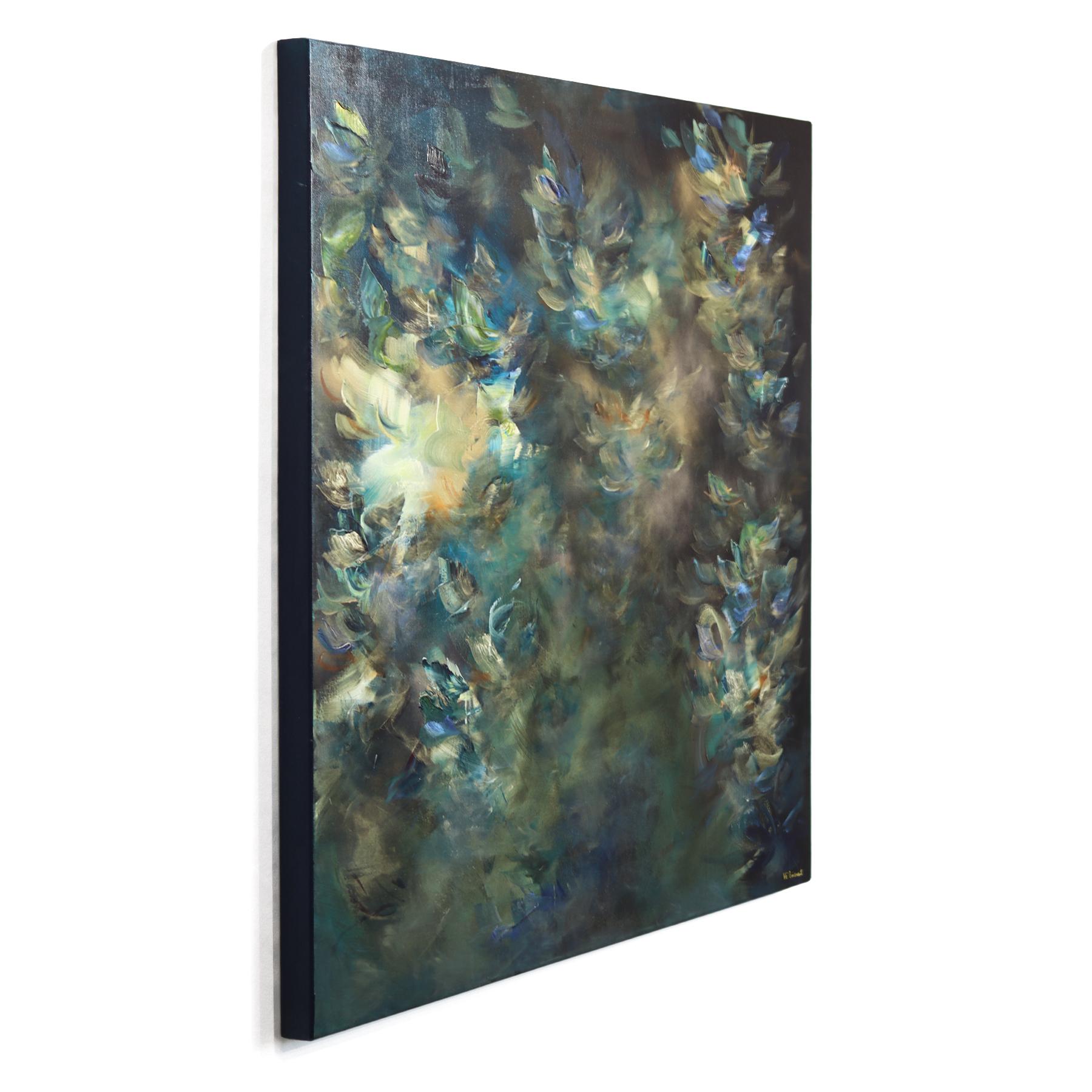 Drawing inspiration from an immersive and impressionistic interpretation of nature, Canadian artist Vé Boisvert paints textural original artworks that capture the fleeting effects of light and color expressed in the ephemeral qualities of her