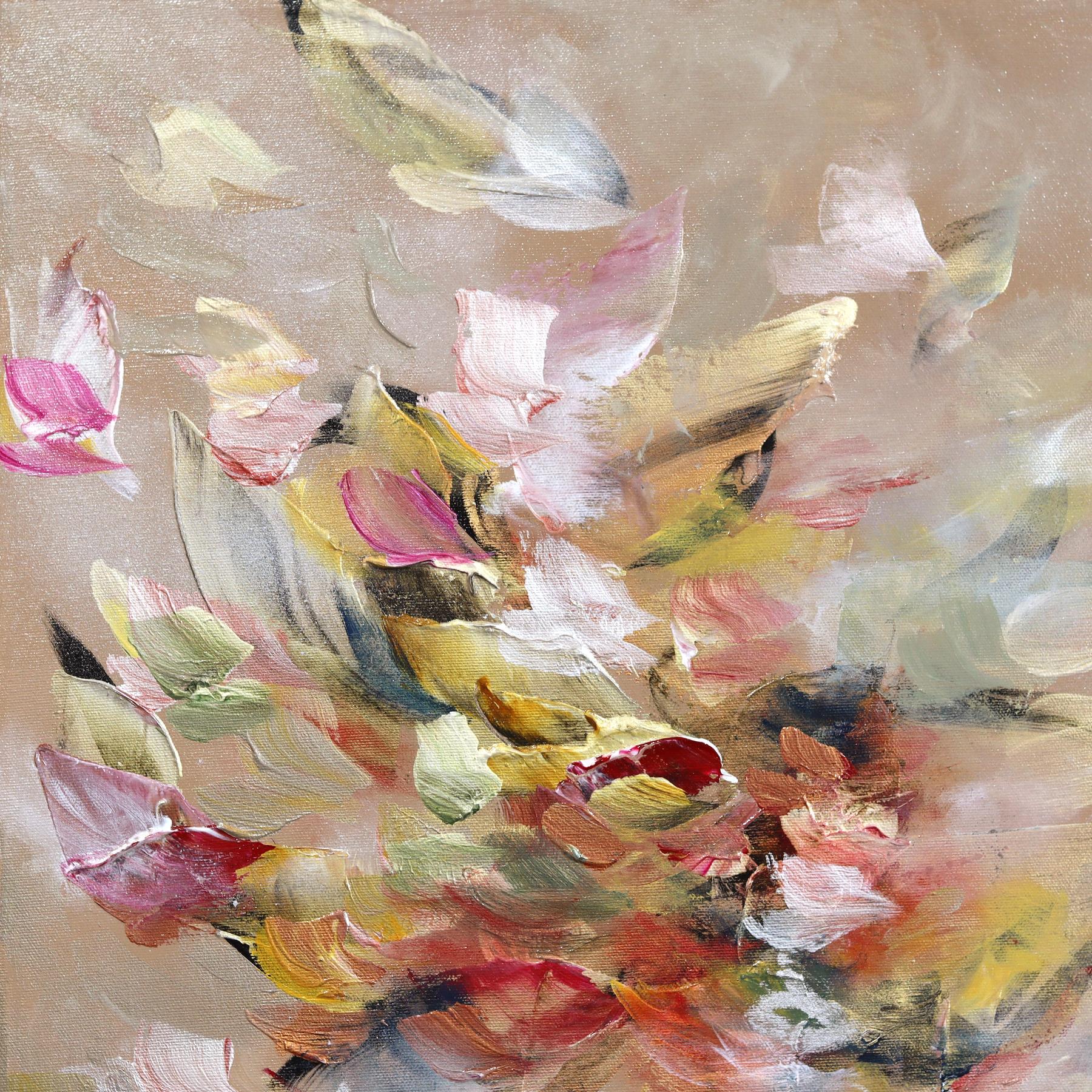 Drawing inspiration from an immersive and impressionistic interpretation of nature, Canadian artist Vé Boisvert paints textural original artworks that capture the fleeting effects of light and color expressed in the ephemeral qualities of her