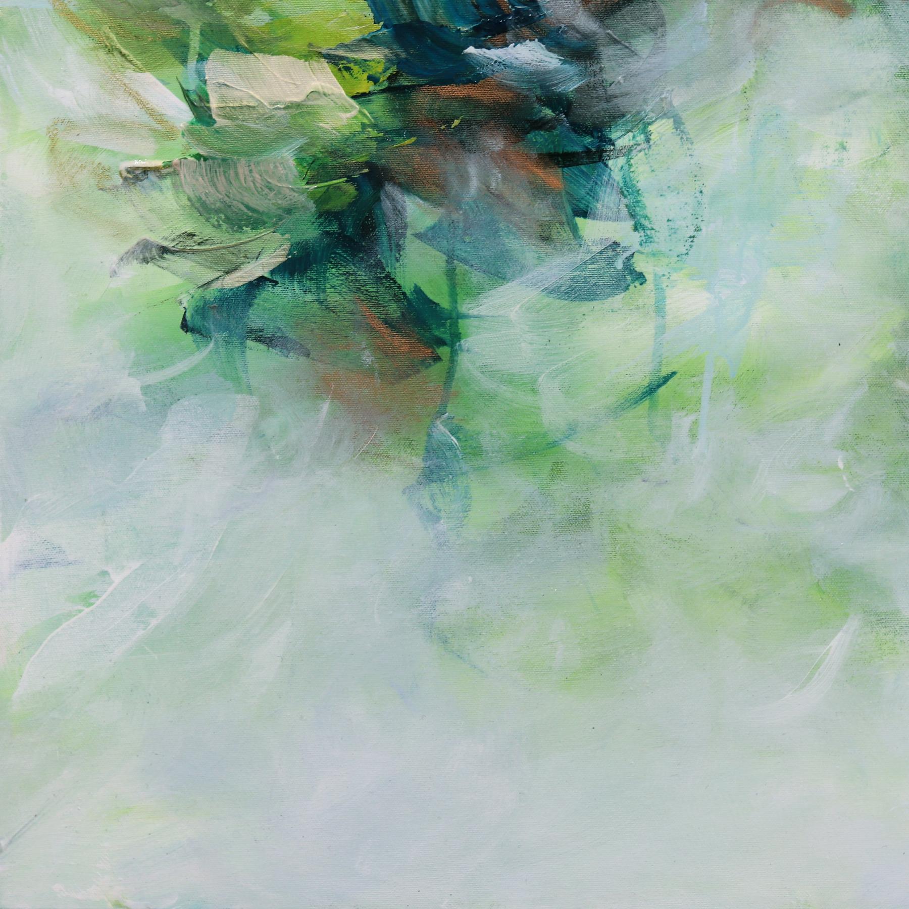 Bohemian Breeze - Original Luminous Dreamlike Textural Floral Abstract Painting 6