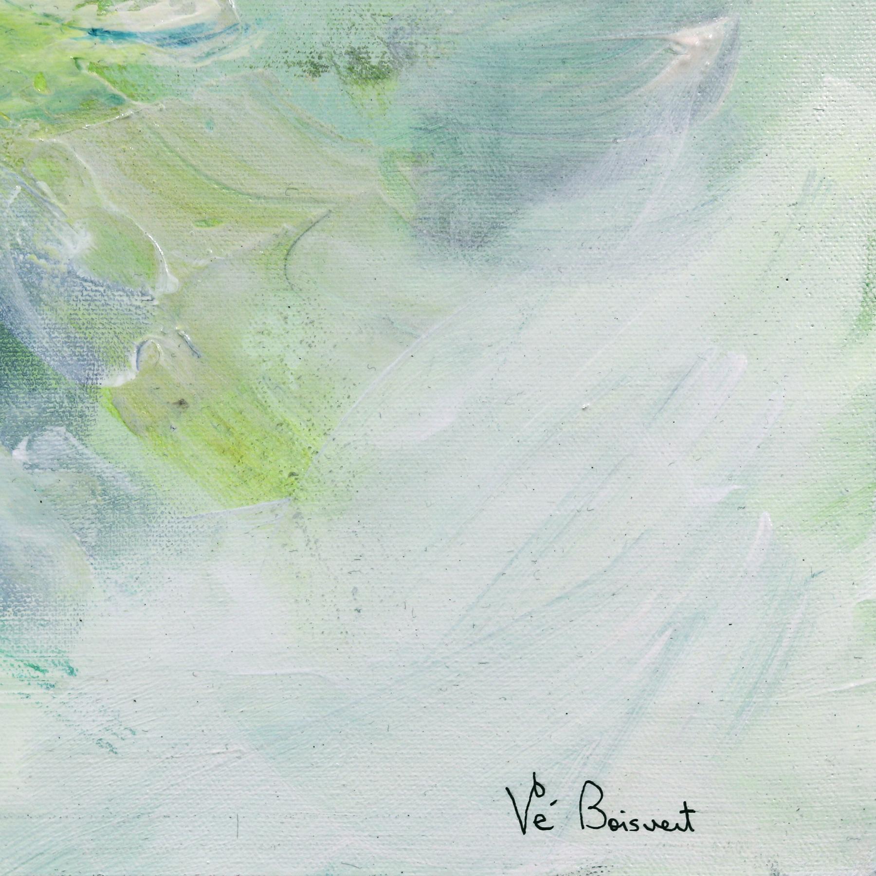Bohemian Breeze - Original Luminous Dreamlike Textural Floral Abstract Painting 7