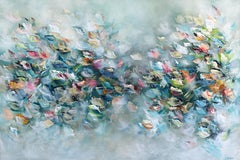 Creative Soul - Large Soft Abstract Floral Painting