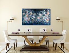 "Dancing With Myself" - Soft Abstract Floral Painting