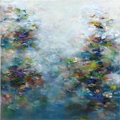 Dream Escape 2 - Pittura acrilica astratta su tela dai toni terrosi