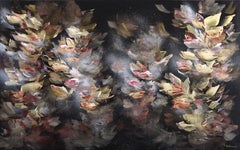 Expansion of Love - Luminous Abstract Textural Acrylic Painting on Canvas