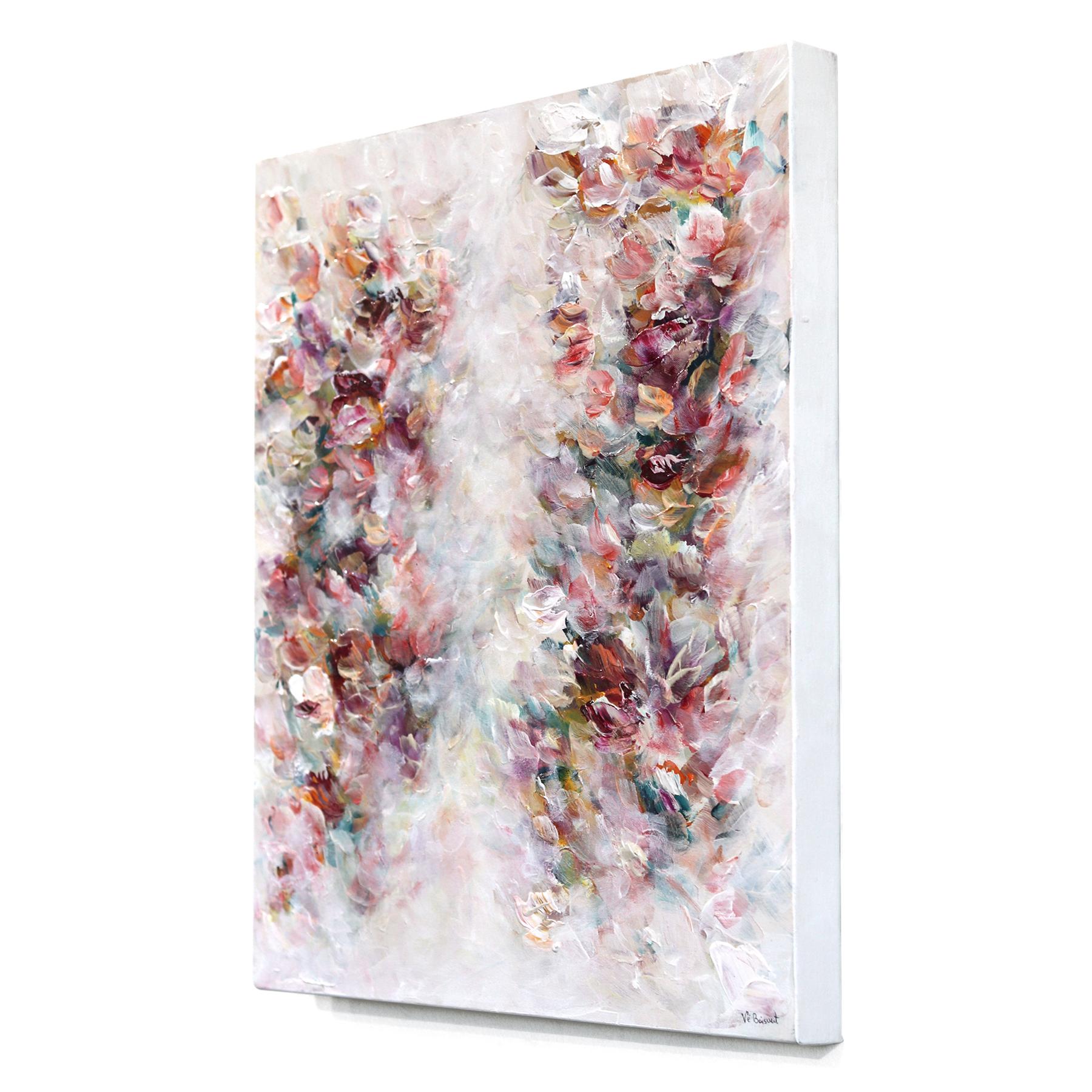 Goddess Portal - Original Pink Abstract Textural Painting For Sale 1