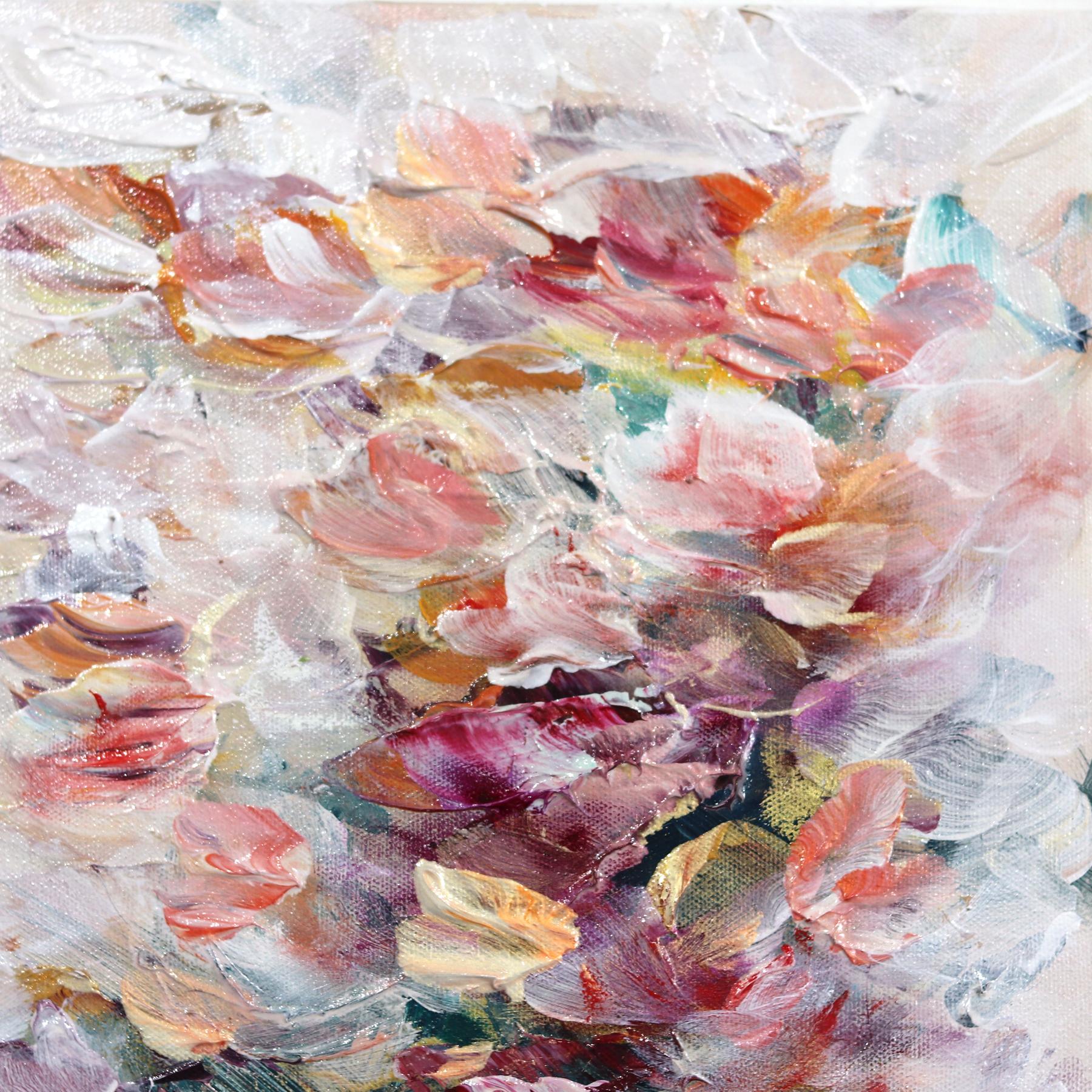 Goddess Portal - Original Pink Abstract Textural Painting For Sale 2