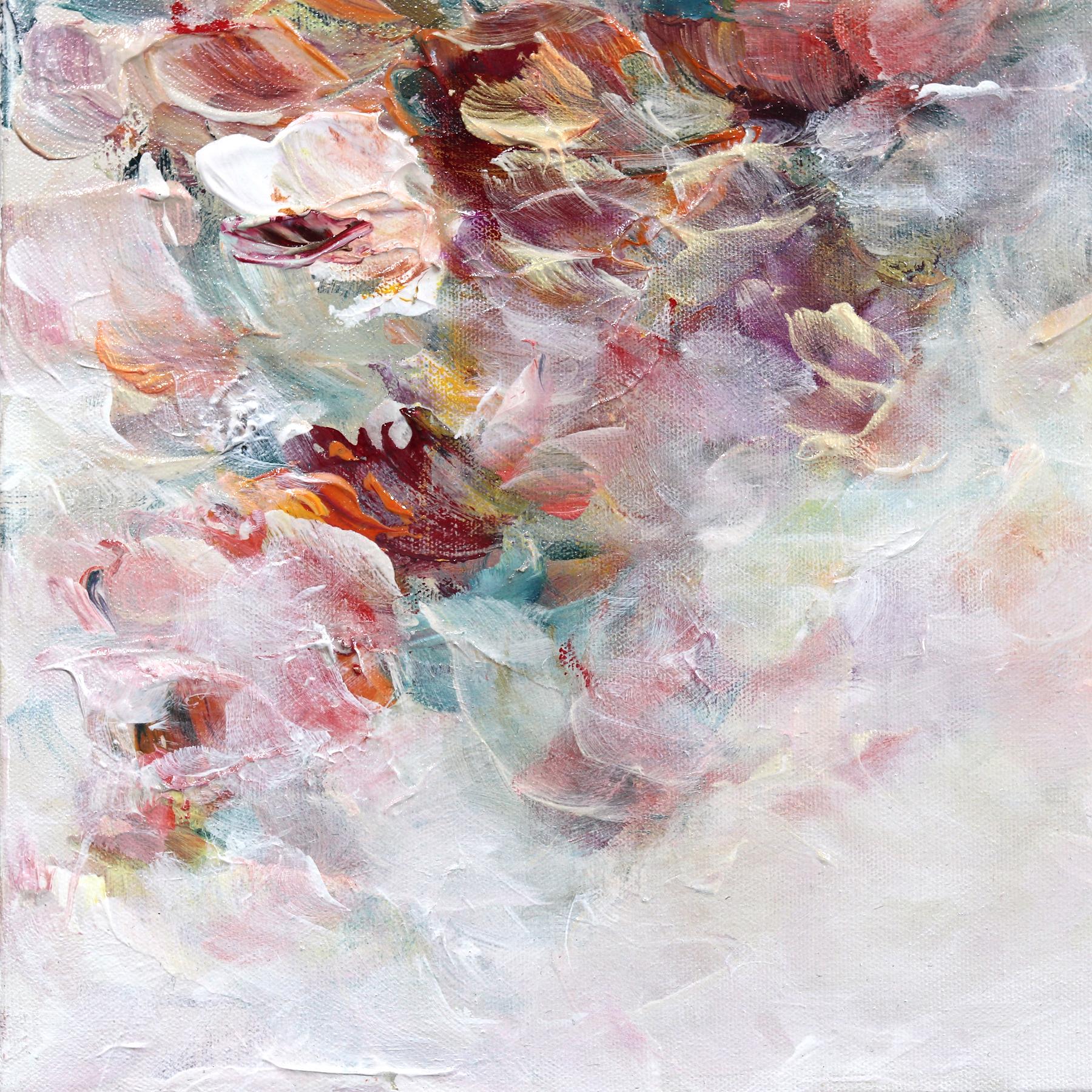 Goddess Portal - Original Pink Abstract Textural Painting For Sale 4