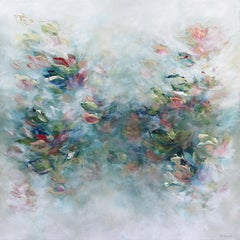 La Force Eternelle - Dreamy Abstract Floral Painting